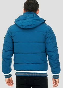 Indicode Jeans MARLON - Kurtka Zimowa - Sea Blue | Elegancka Kurtka Męska -Indicode Jeans Sklep 8c7e1684fff74b9fb931ff0929954f14