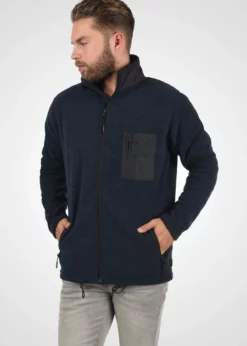 Indicode Jeans IDWILTON - Kurtka Z Polaru - Navy Mix | Kurtki Męskie | Odzież