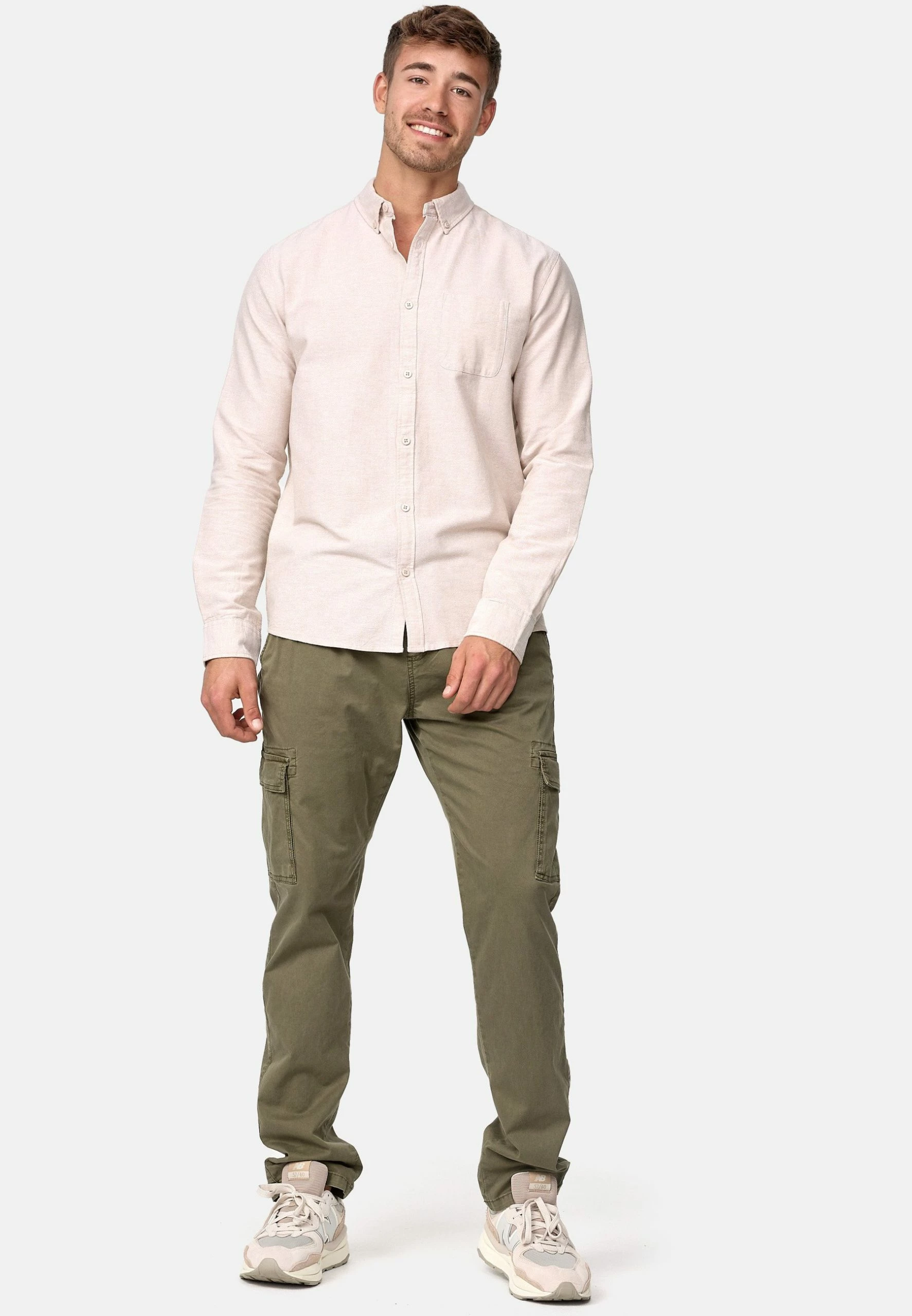 Indicode Jeans BROADWICK - Bojówki Army | Spodnie Męskie | Odzież 2 Indicode Jeans BROADWICK - Bojówki Army | Spodnie Męskie | Odzież - obrazek 2