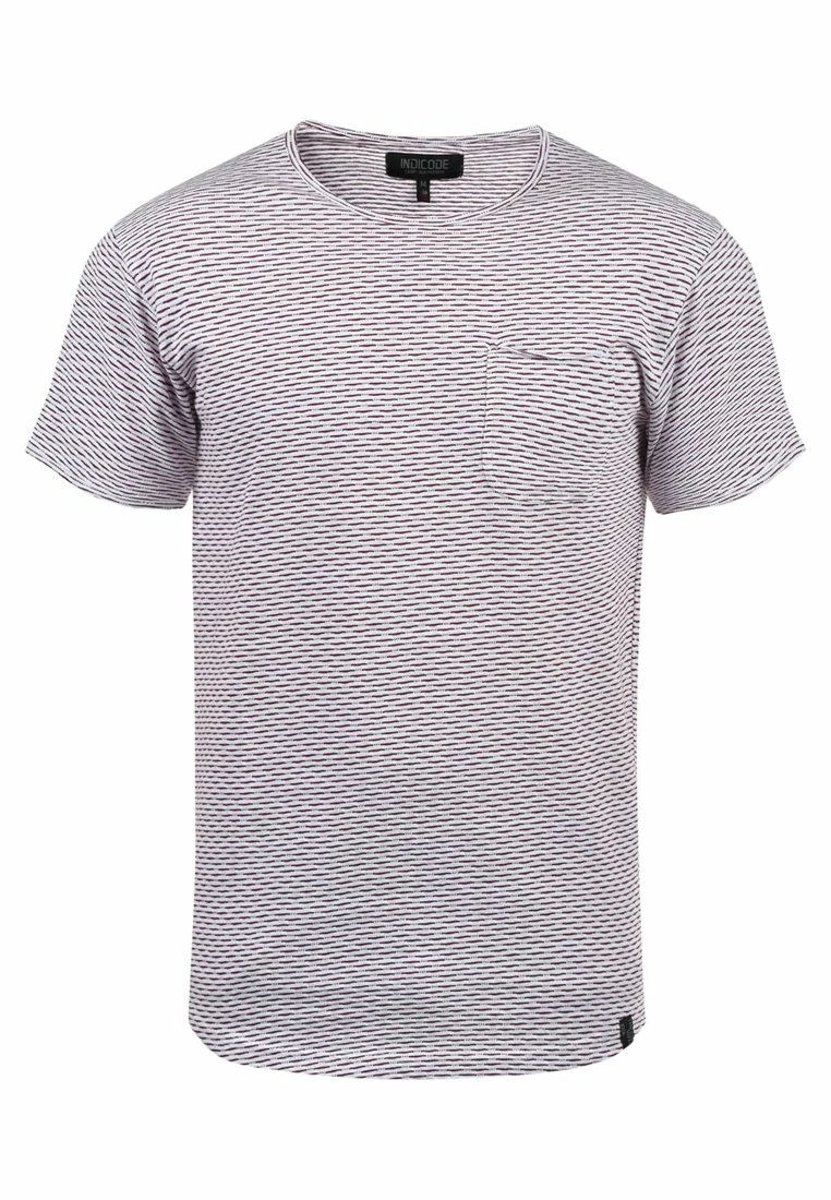 Indicode Jeans IDALBIN - T-shirt Z Nadrukiem - Wine | Odzież Męska 5 Indicode Jeans IDALBIN - T-shirt Z Nadrukiem - Wine | Odzież Męska - obrazek 5