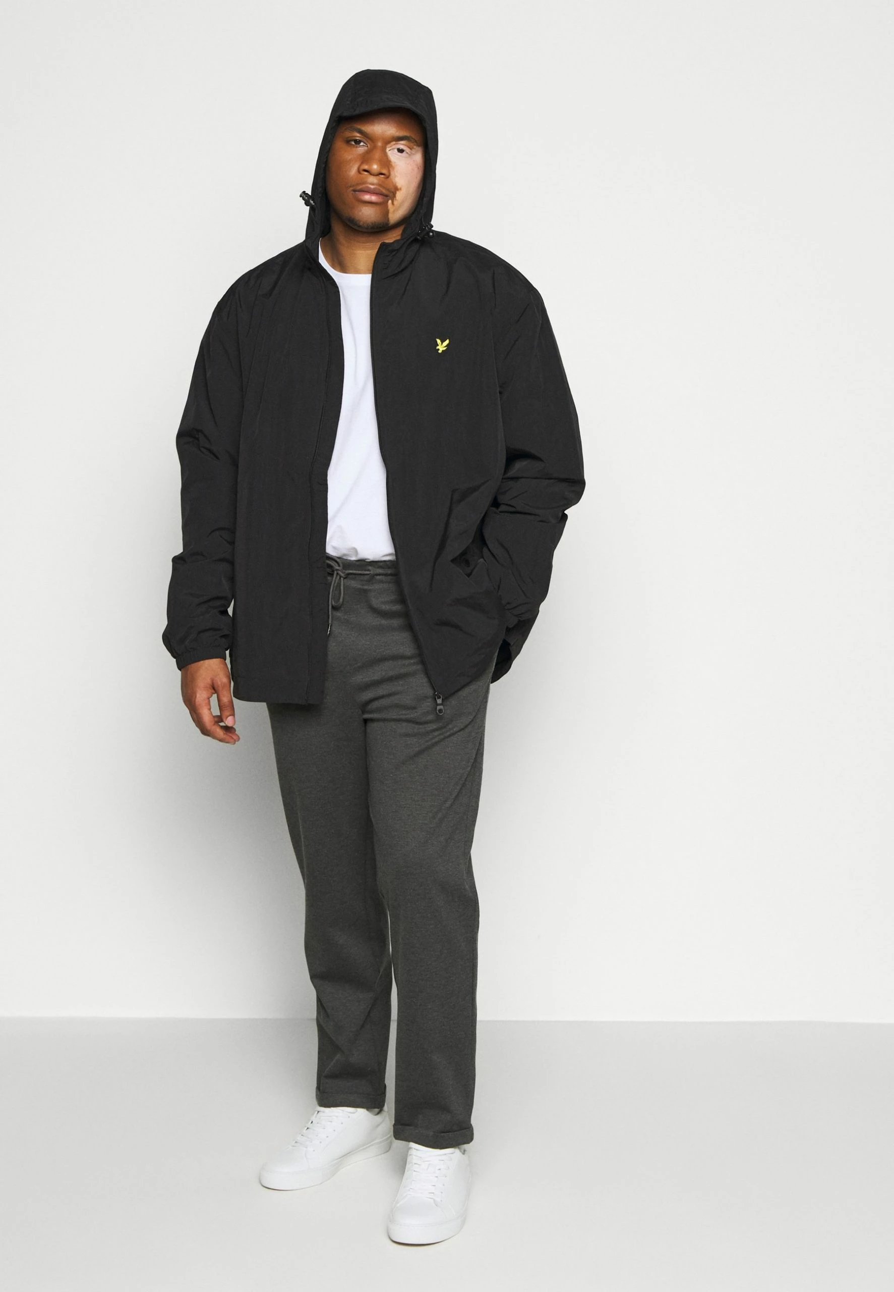 Indicode Jeans EBERLEINPLUS - Spodnie Materiałowe - Charcoal Mix | Wysoka Jakość | Odzież Męska 2 Indicode Jeans EBERLEINPLUS - Spodnie Materiałowe - Charcoal Mix | Wysoka Jakość | Odzież Męska - obrazek 2