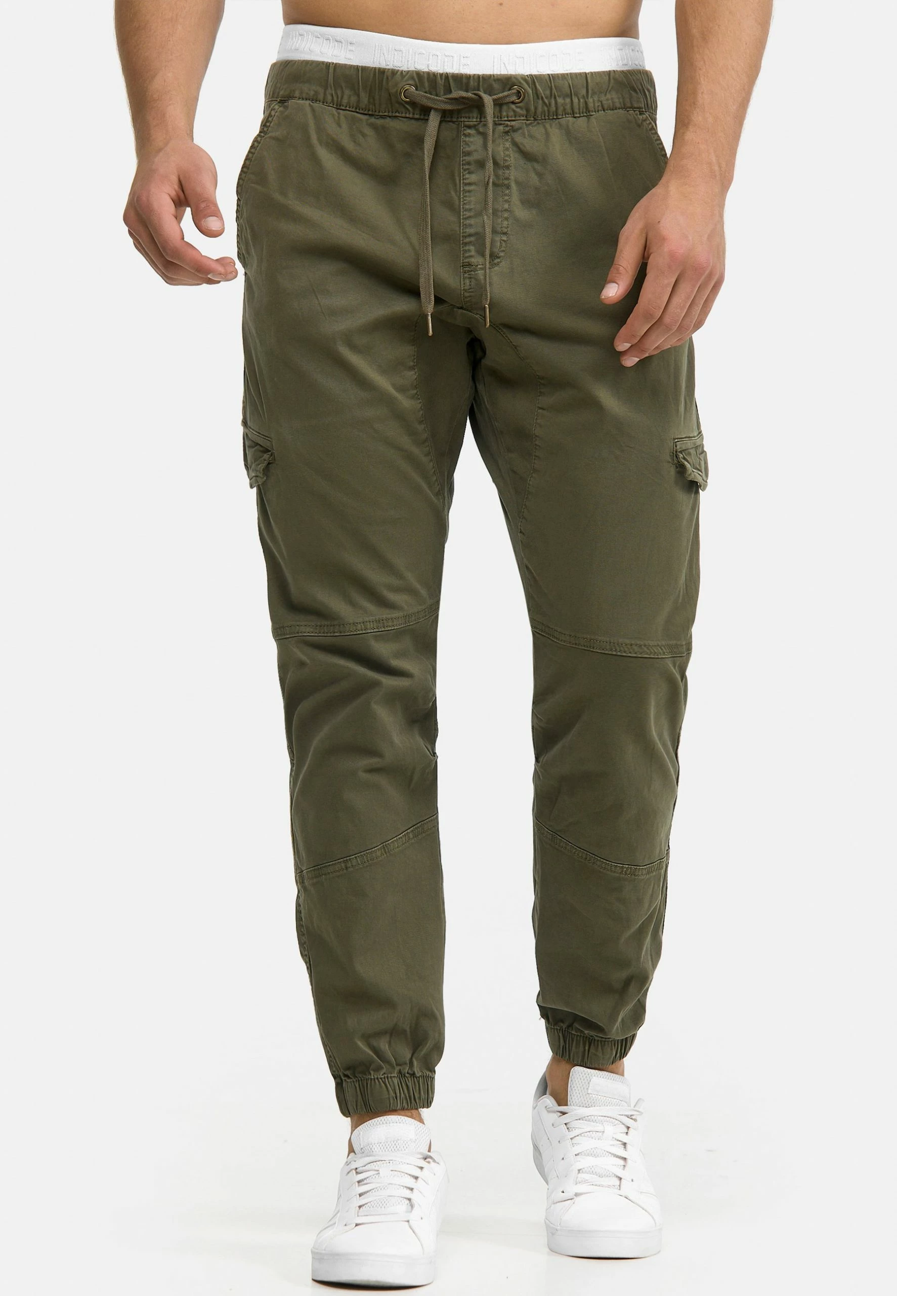 Indicode Jeans LEVI - Bojówki - Army - Spodnie Męskie - Odzież 4 Indicode Jeans LEVI - Bojówki - Army - Spodnie Męskie - Odzież - obrazek 4
