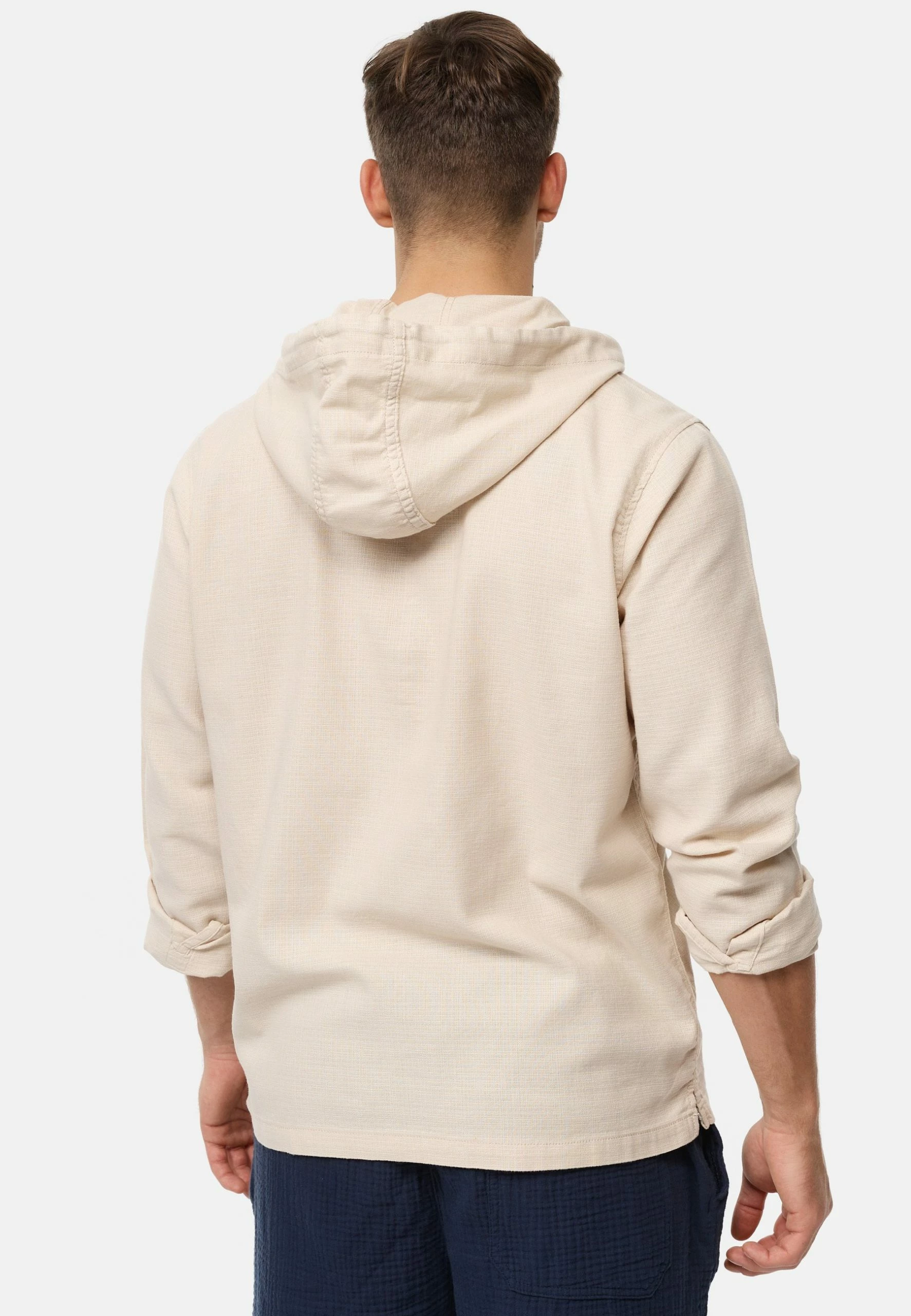 Indicode Jeans MICKIE - Bluza Z Kapturem - Fog | Bluzy Męskie 3 Indicode Jeans MICKIE - Bluza Z Kapturem - Fog | Bluzy Męskie - obrazek 3