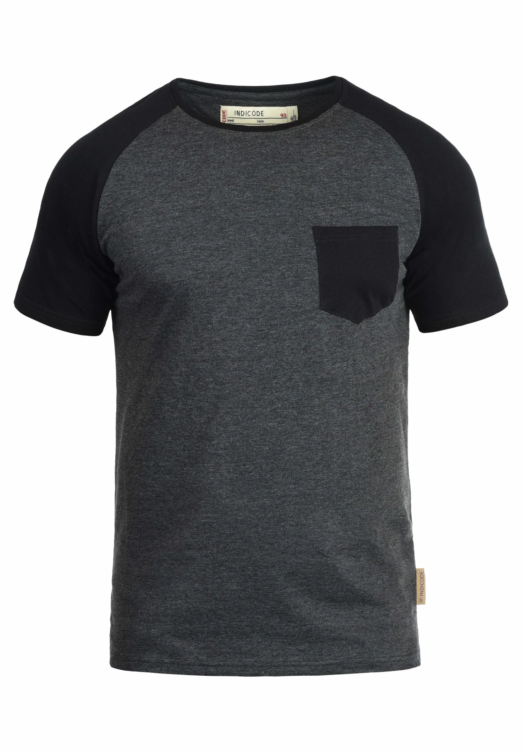 Indicode Jeans IDGRESHAM - T-shirt Z Nadrukiem - Charcoal/black | Odzież/T-shirty i koszulki polo 4 Indicode Jeans IDGRESHAM - T-shirt Z Nadrukiem - Charcoal/black | Odzież/T-shirty i koszulki polo - obrazek 4