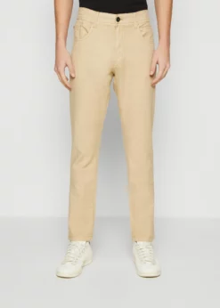 Indicode Jeans RAJAN - Spodnie Materiałowe - Cornstalk | Odzież/Spodnie