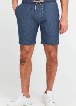 Indicode Jeans IDABERAVON - Szorty w ciemnym indygo - Eleganckie i wygodne szorty męskie