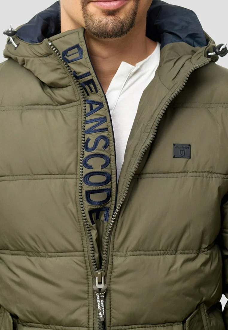 Indicode Jeans REGULAR FIT - Kurtka Zimowa - Dark Green | Odzież/Promocje 5 Indicode Jeans REGULAR FIT - Kurtka Zimowa - Dark Green | Odzież/Promocje - obrazek 5