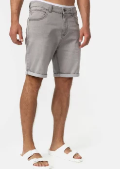 Indicode Jeans LONAR - Szorty Jeansowe - Lt Grey | Wysoka jakość | Odzież męska -Indicode Jeans Sklep 94b19fb82c034a42b2c53d99a3af71fb scaled