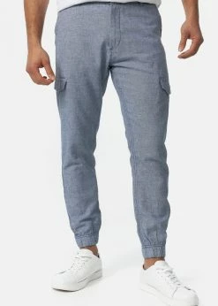 Indicode Jeans BOOTH - Bojówki - Spodnie Męskie Navy