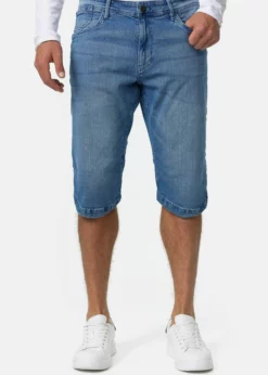 Indicode Jeans Szorty Jeansowe - Niebieskie | Wysoka jakość | Odzież męska