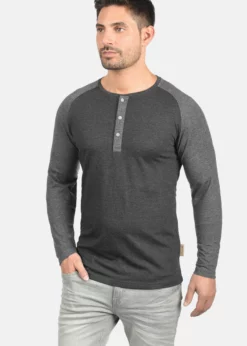 Indicode Jeans WINSTON - Bluza męska w kolorze Charcoal | Modna i wygodna bluza