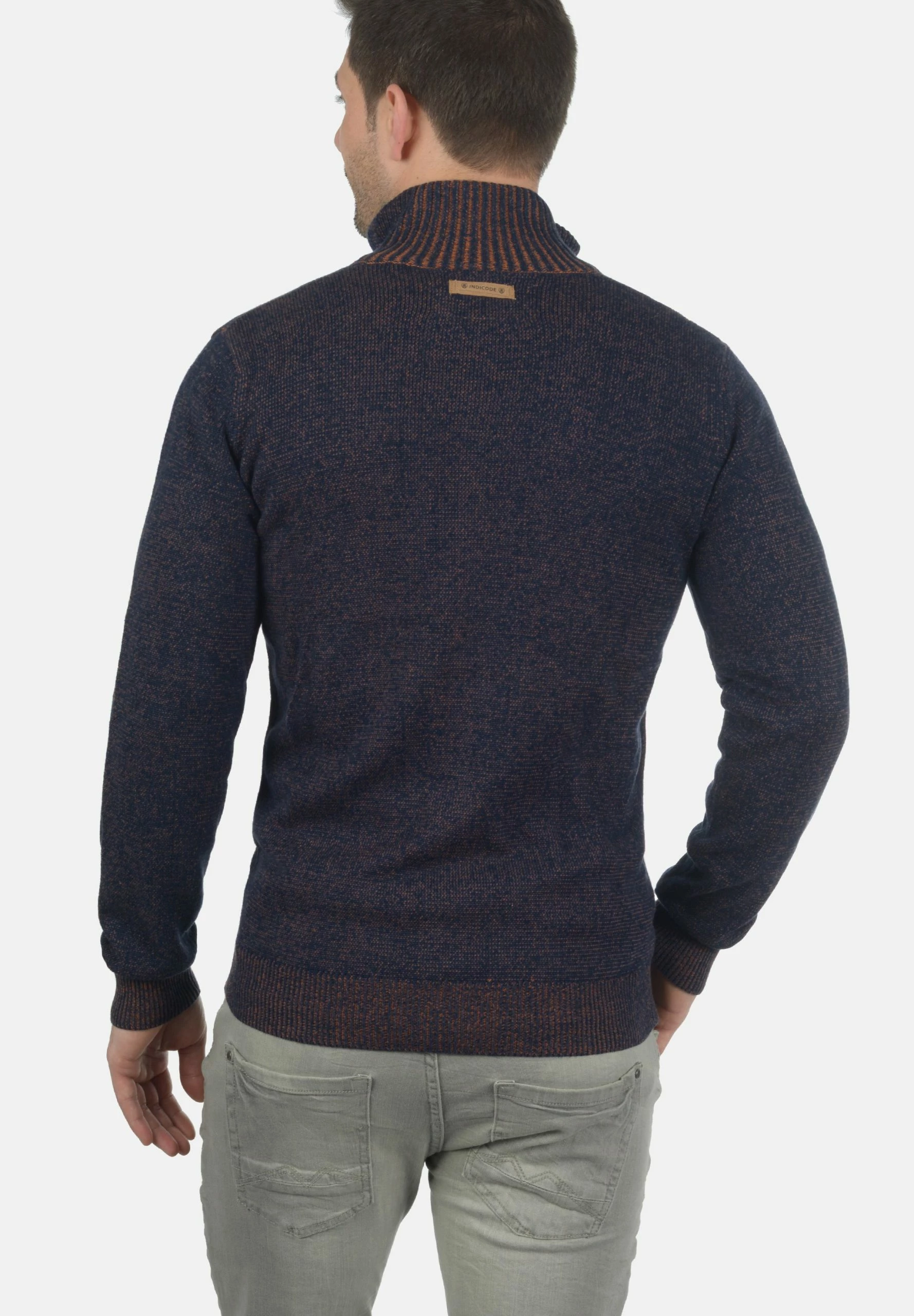 Indicode Jeans IDANDY - Kardigan - Navy | Sweter męski w stylu casual 2 Indicode Jeans IDANDY - Kardigan - Navy | Sweter męski w stylu casual - obrazek 2