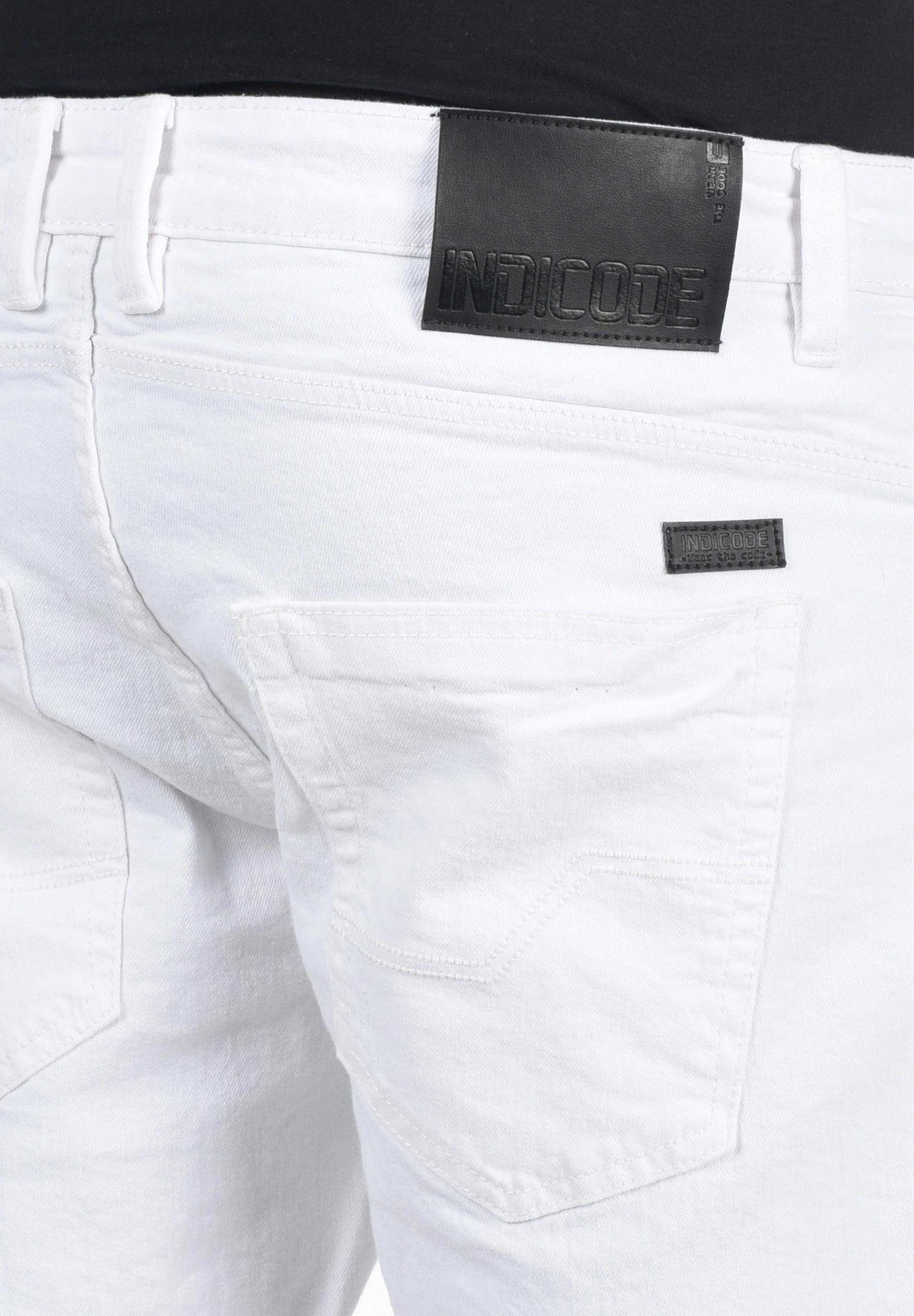 Indicode Jeans IDQUENTIN - Szorty Jeansowe Off-white | Wyjątkowe i Wygodne 5 Indicode Jeans IDQUENTIN - Szorty Jeansowe Off-white | Wyjątkowe i Wygodne - obrazek 5