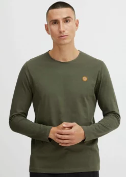 Indicode Jeans IDPHILLO - Bluzka Z Długim Rękawem - Army | Odzież Męska