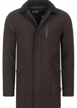 Indicode Jeans FALMO - Krótki Płaszcz - Mini Herringbone Brown | Elegancki Płaszcz Damski -Indicode Jeans Sklep a0a96072df1842e6942f0d8bd0543e7c scaled