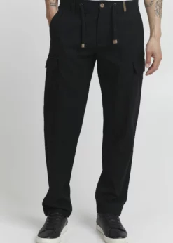 Indicode Jeans IDMOSAT - Bojówki - Czarne | Wysoka jakość | Modne spodnie męskie