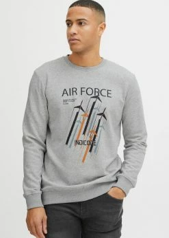 Indicode Jeans IDFORZ 55582MM - Bluza - Light Grey Mix | Promocje Odzieżowe