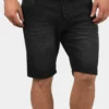 Indicode Jeans IDALESSIO - Szorty Jeansowe - Czarny | Wysoka jakość | Modne szorty męskie