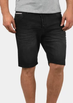 Indicode Jeans IDALESSIO - Szorty Jeansowe - Czarny | Wysoka jakość | Modne szorty męskie