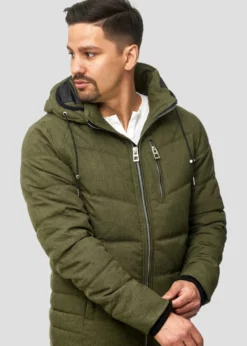 Indicode Jeans CIRCUS - Kurtka Zimowa - Army - Kurtki Męskie - Odzież Zimowa -Indicode Jeans Sklep a3e9affe8ee54753897488ec831ad134