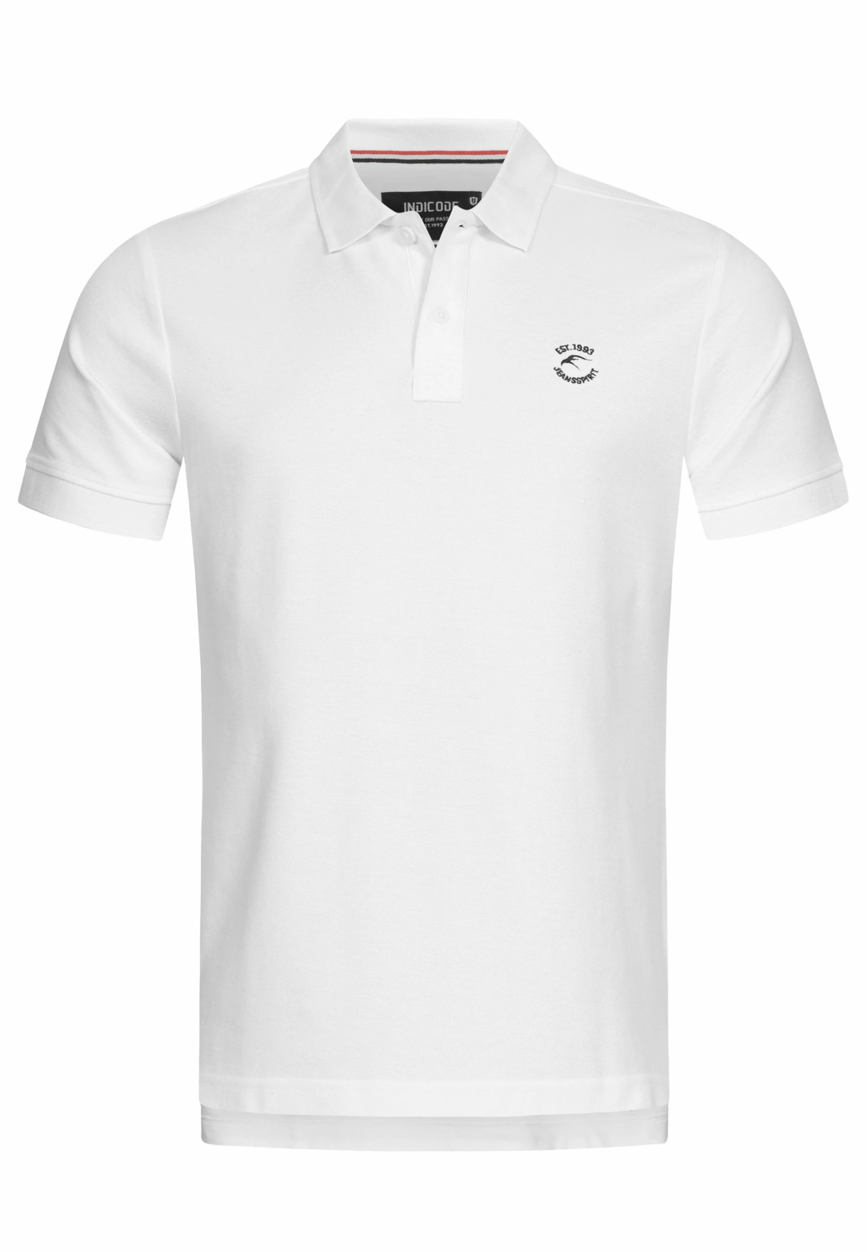 Indicode Jeans WADIM - Koszulka Polo Offwhite - Elegancka i Wygodna 4 Indicode Jeans WADIM - Koszulka Polo Offwhite - Elegancka i Wygodna - obrazek 4