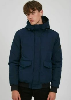 Indicode Jeans IDDONELL - Kurtka Zimowa - Navy - Kurtki Męskie