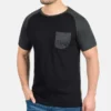 Indicode Jeans IDGRESHAM - T-shirt Z Nadrukiem - Czarny | Odzież Męska
