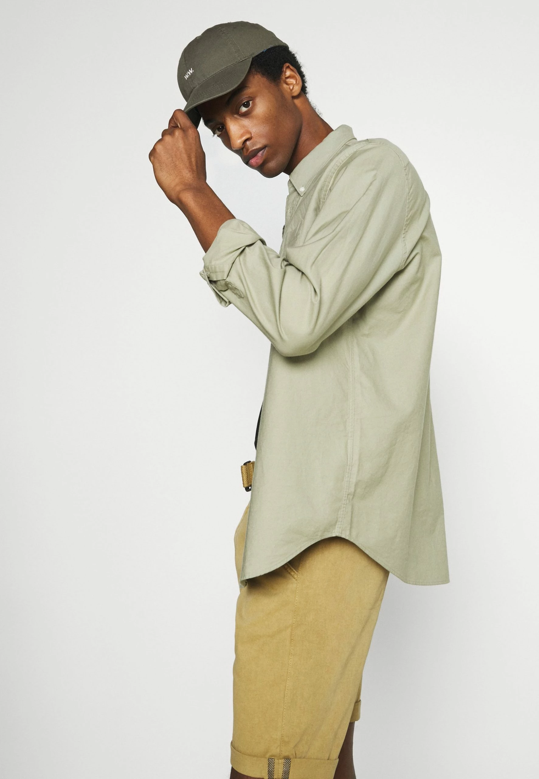 Indicode Jeans KAISER CHINO EXCLUSIV - Szorty - Amber | Premium Krótkie Spodnie Męskie 4 Indicode Jeans KAISER CHINO EXCLUSIV - Szorty - Amber | Premium Krótkie Spodnie Męskie - obrazek 4