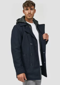 Indicode Jeans Krótki Płaszcz - Ciemnoniebieski | Elegancki i Wygodny -Indicode Jeans Sklep ac5a6493de854058a5c5bca08eb4e656 scaled