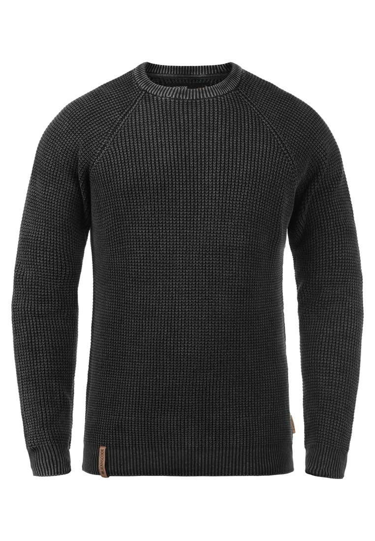 Indicode Jeans IDROCKFORD - Sweter - Czarny | Elegancki i Wygodny 4 Indicode Jeans IDROCKFORD - Sweter - Czarny | Elegancki i Wygodny - obrazek 4