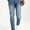 Indicode Jeans PITTSBURG - Jeansy Slim Fit - Blue Wash | Modne Męskie Spodnie