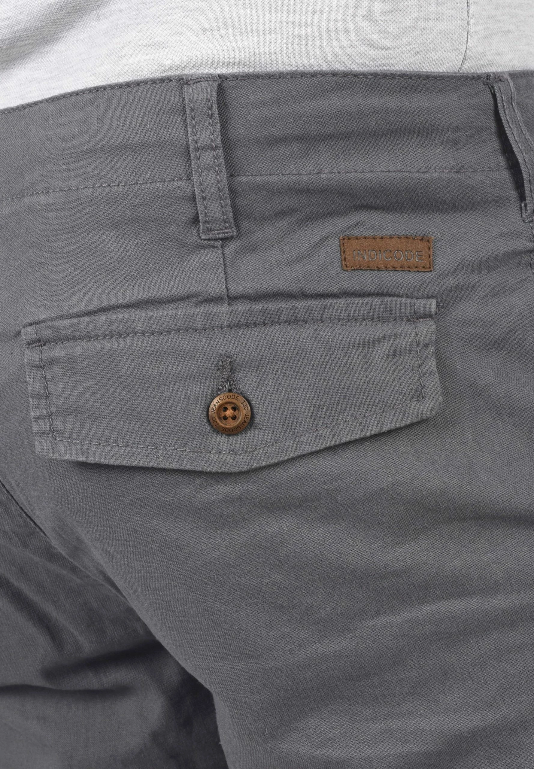 Indicode Jeans IDMOSES - Szorty - Iron | Eleganckie i Wygodne Szorty Męskie 5 Indicode Jeans IDMOSES - Szorty - Iron | Eleganckie i Wygodne Szorty Męskie - obrazek 5