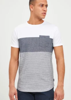 Indicode Jeans IDMORLER - T-shirt Z Nadrukiem - Off-white | Odzież