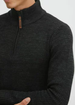 Indicode Jeans IDVALERO - Sweter czarny - Elegancki i wygodny sweter męski 9 Indicode Jeans IDVALERO - Sweter czarny - Elegancki i wygodny sweter męski -Indicode Jeans Sklep afd8a536402245e3a3720216545f7111 scaled