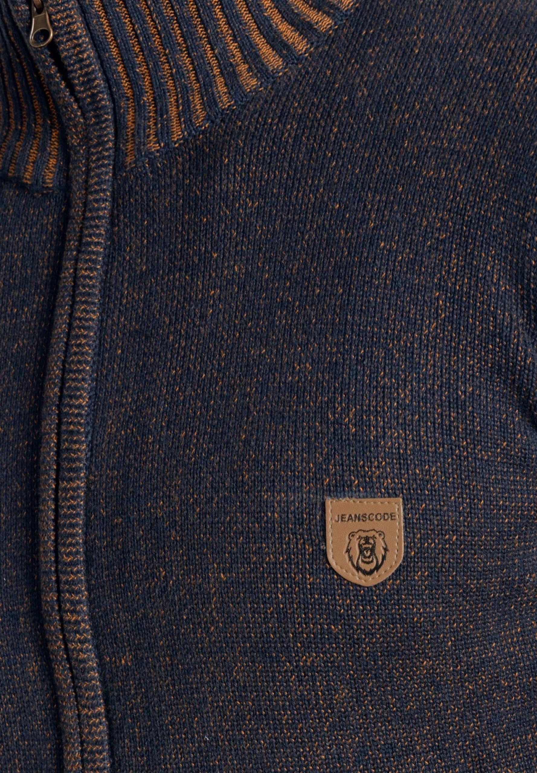 Indicode Jeans IDANDY - Kardigan - Navy | Sweter męski w stylu casual 4 Indicode Jeans IDANDY - Kardigan - Navy | Sweter męski w stylu casual - obrazek 4