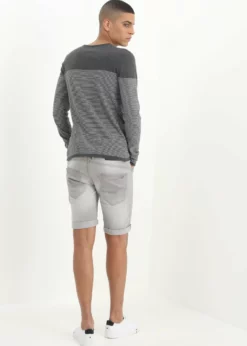 Indicode Jeans KADEN - Szorty Jeansowe Light Grey - Wygodne i Stylowe -Indicode Jeans Sklep b26940728250479bbc861c314a9b0ccd