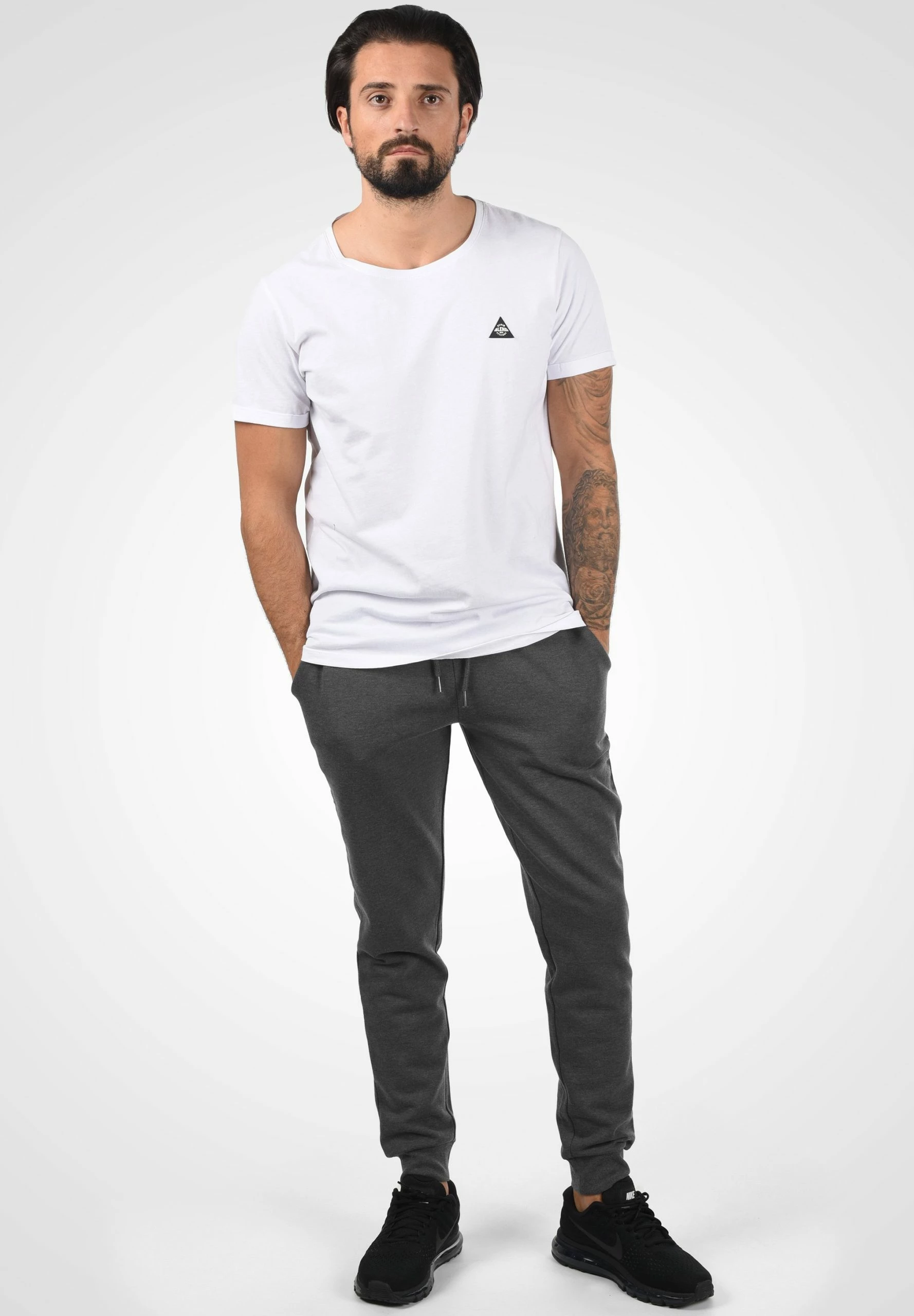 Indicode Jeans IDGALLO - Spodnie Treningowe - Grey Mix | Wygodne i Stylowe Spodnie 2 Indicode Jeans IDGALLO - Spodnie Treningowe - Grey Mix | Wygodne i Stylowe Spodnie - obrazek 2