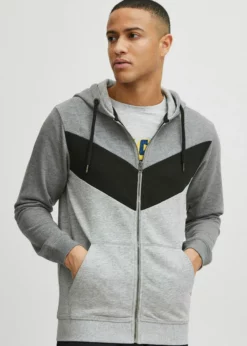 Indicode Jeans DPOCK Bluza Rozpinana Grey Mix | Bluzy Męskie | Modowa Odzież