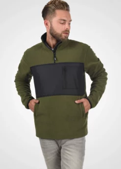 Indicode Jeans IDBOGGY - Bluza Army | Bluzy Męskie | Wysoka Jakość