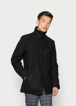 Indicode Jeans CLARK - Krótki Płaszcz - Czarny | Elegancki i Wygodny