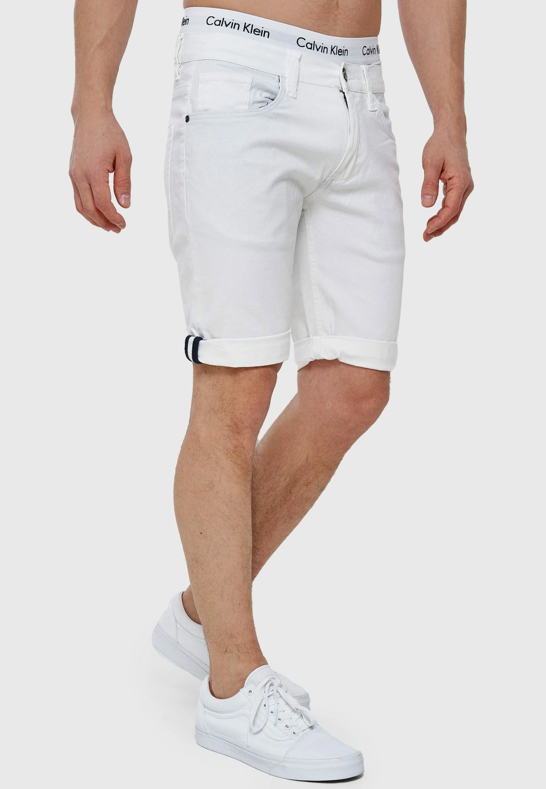 Indicode Jeans VILLEURBANNE - Szorty Jeansowe Offwhite | Krótkie Spodnie Damskie 5 Indicode Jeans VILLEURBANNE - Szorty Jeansowe Offwhite | Krótkie Spodnie Damskie - obrazek 5