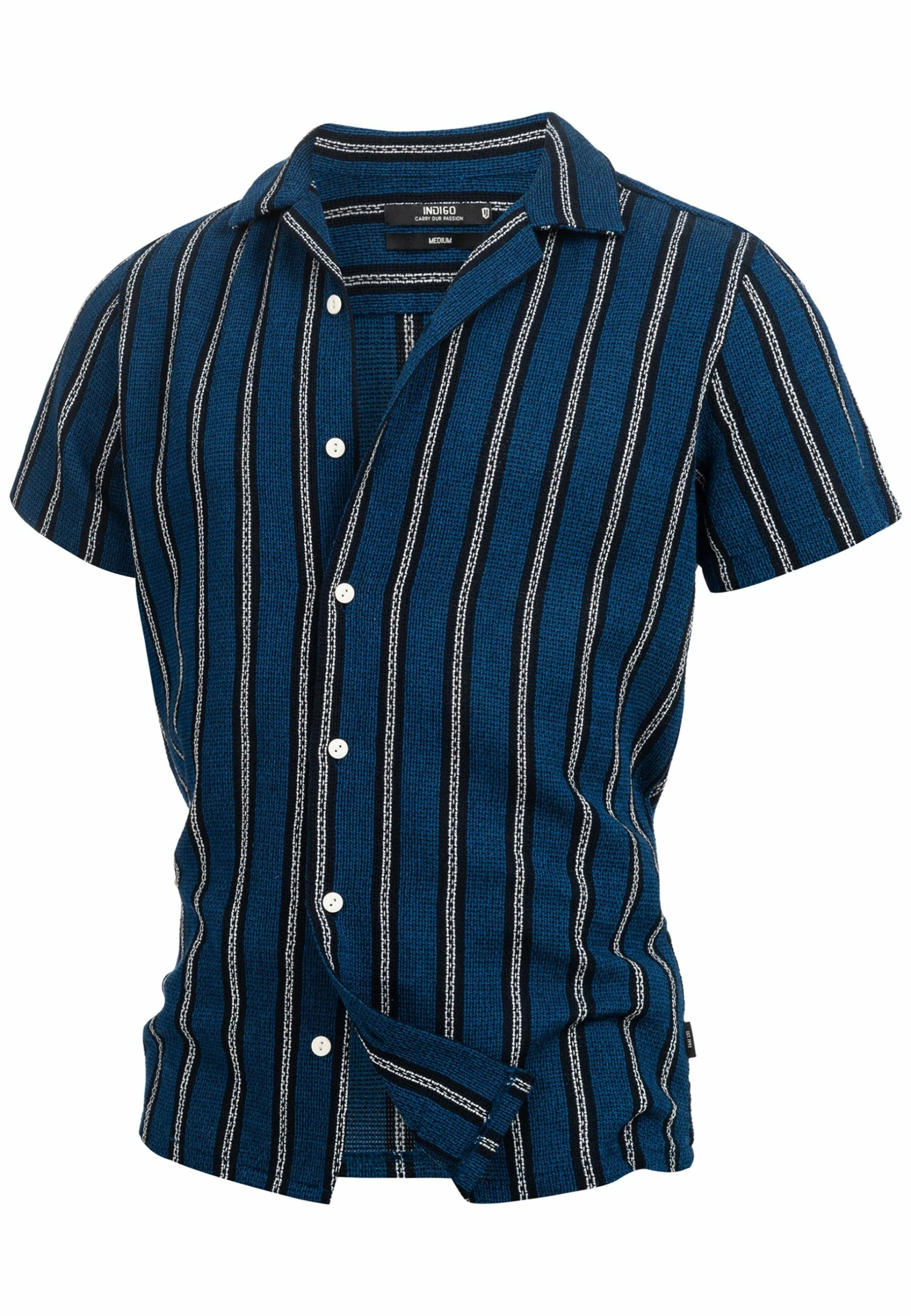 Indicode Jeans Koszula - Ciemnoniebieska | Wysoka Jakość | Odzież Męska 5 Indicode Jeans Koszula - Ciemnoniebieska | Wysoka Jakość | Odzież Męska - obrazek 5