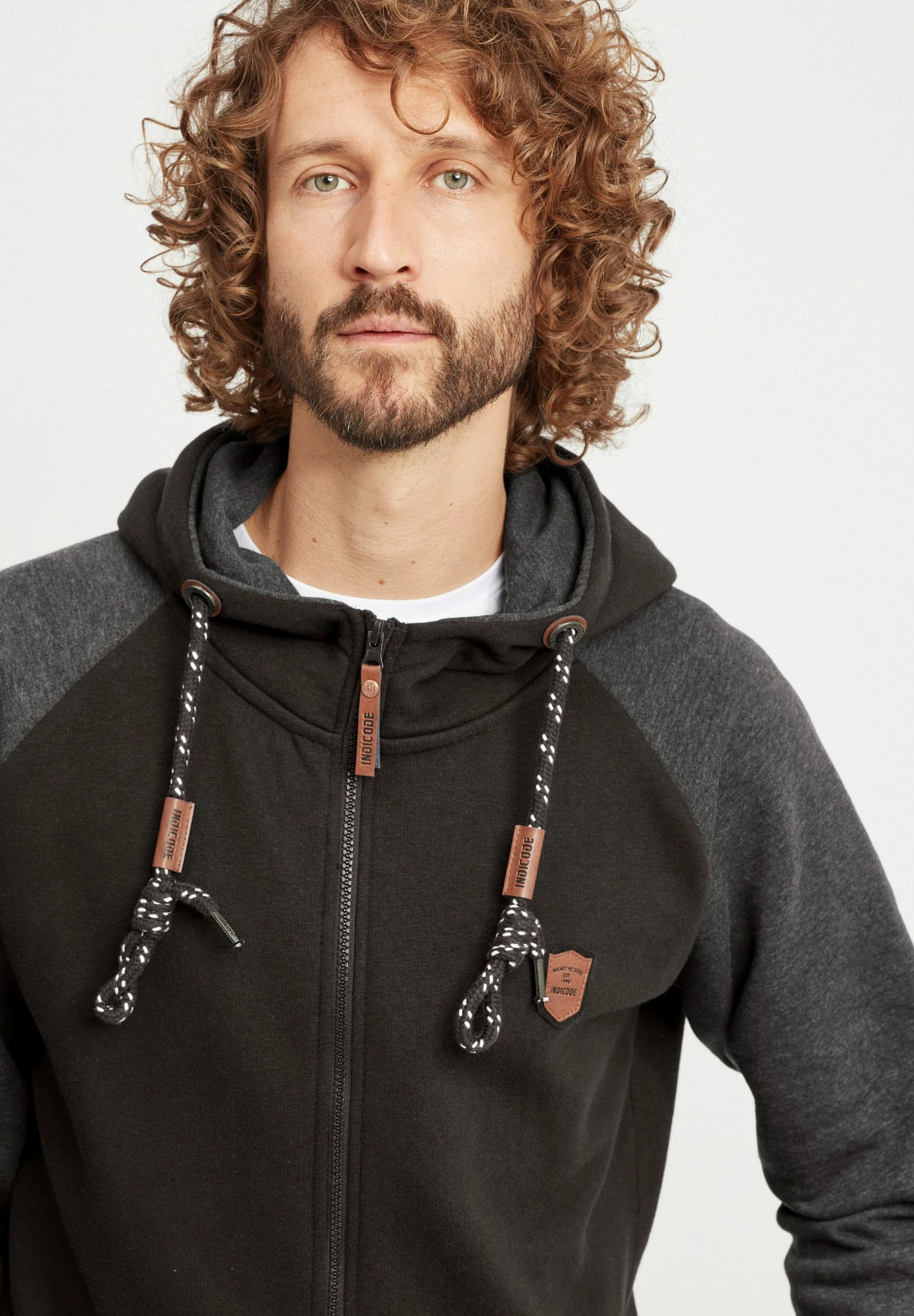 Indicode Jeans IDTERENCE - Bluza Rozpinana - Black | Modna Bluza Męska 4 Indicode Jeans IDTERENCE - Bluza Rozpinana - Black | Modna Bluza Męska - obrazek 4