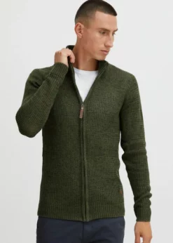 Indicode Jeans IDVALEGO - Kardigan - Army | Elegancki kardigan w stylu wojskowym