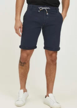 Indicode Jeans IDMIKO - Szorty Męskie - Ciemnoniebieskie | Wygodne i Stylowe