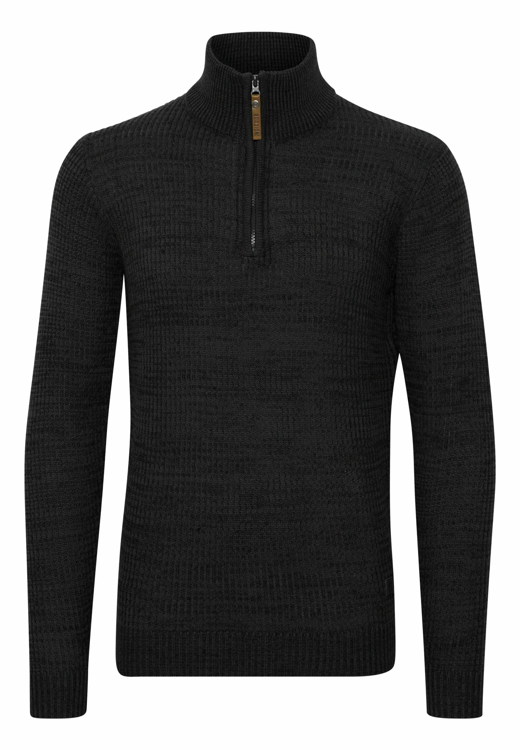 Indicode Jeans IDVALERO - Sweter czarny - Elegancki i wygodny sweter męski 6 Indicode Jeans IDVALERO - Sweter czarny - Elegancki i wygodny sweter męski - obrazek 6