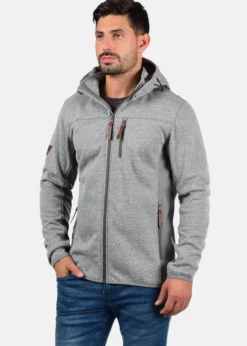 Indicode Jeans IDGROSVENOR - Kurtka Przejściowa Szara - Kurtki Męskie