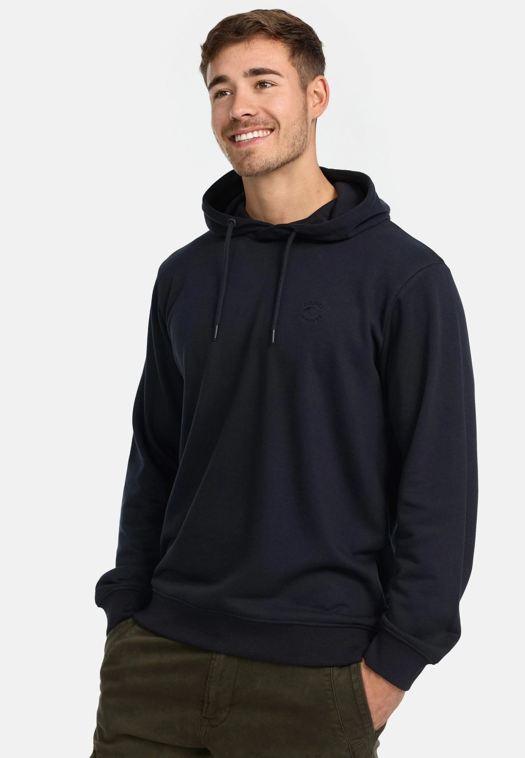 Indicode Jeans SIMPSON - Bluza Z Kapturem - Navy | Bluzy Męskie 5 Indicode Jeans SIMPSON - Bluza Z Kapturem - Navy | Bluzy Męskie - obrazek 5