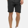 Indicode Jeans Szorty Casual Fit - Mottled Black | Wygodne i Stylowe Szorty Męskie