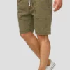 Indicode Jeans Szorty - Army | Krótkie spodenki męskie | Odzież/Szorty